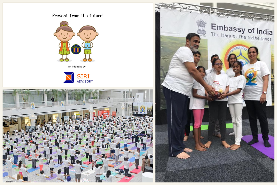 Launch of 'Present from the Future' on International Day of Yoga 2017 with the Embassy of India, The Hague